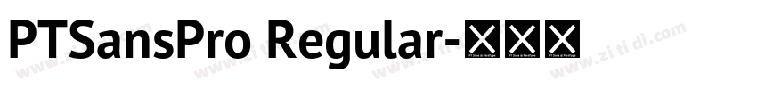 PTSansPro Regular字体转换 PTSansPro Regular字体转换
